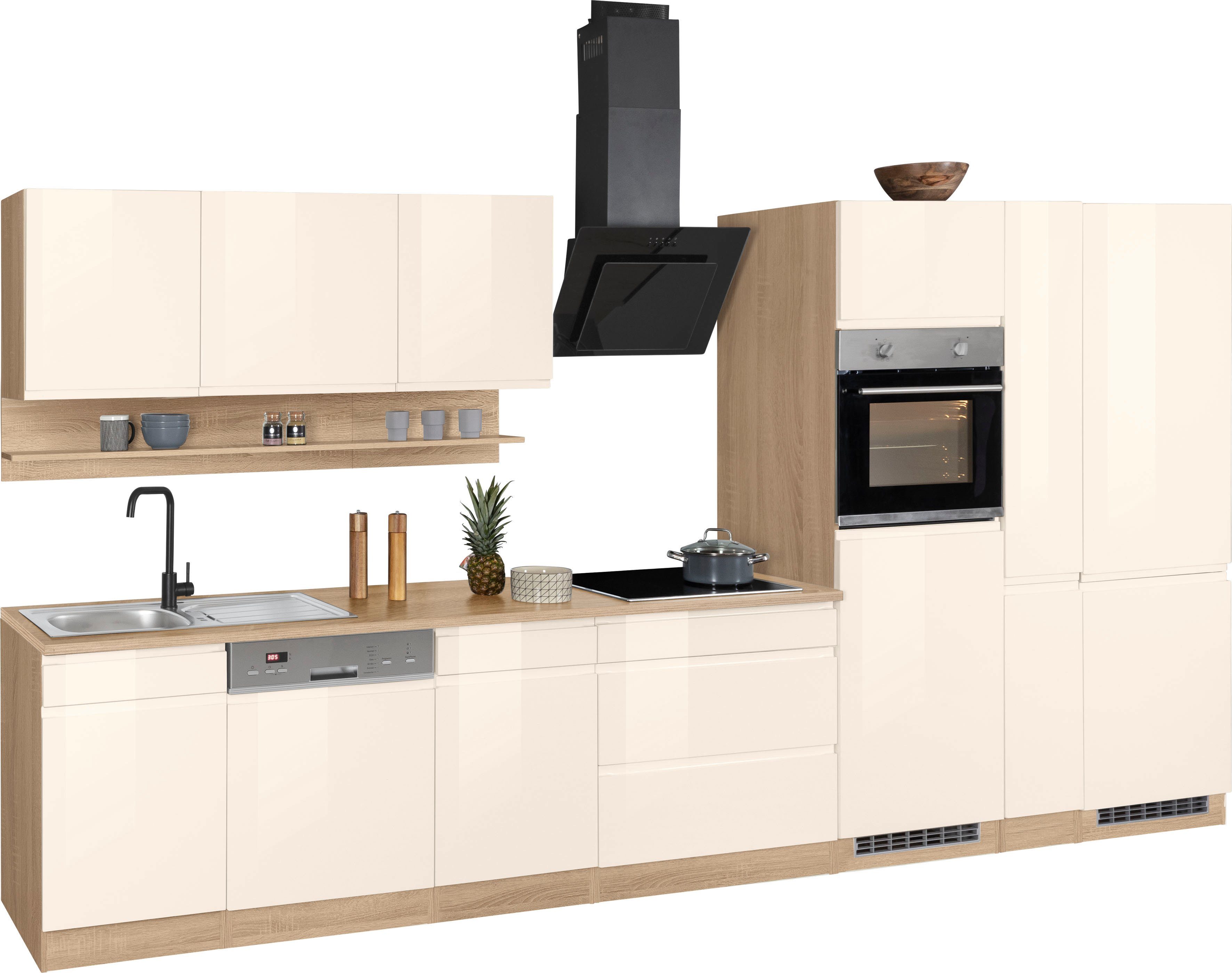 KOCHSTATION Küchenzeile KS-Virginia, Breite 390 cm, günstig online kaufen