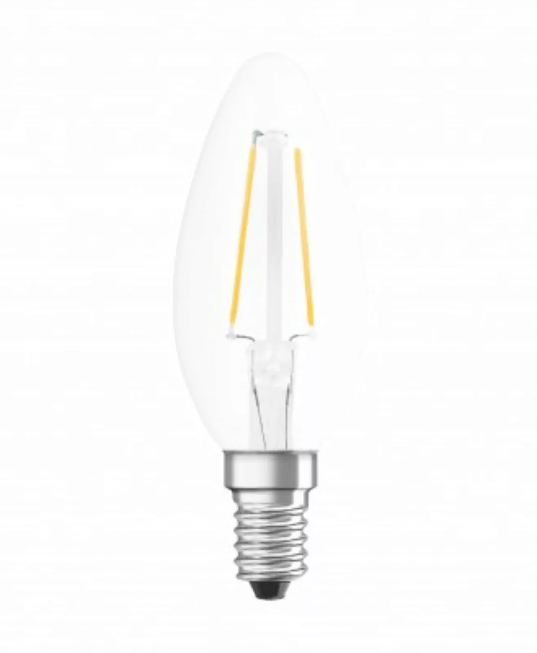 OSRAM LED STAR CLASSIC B 15 BLI Warmweiß Filament Klar E14 Kerze günstig online kaufen