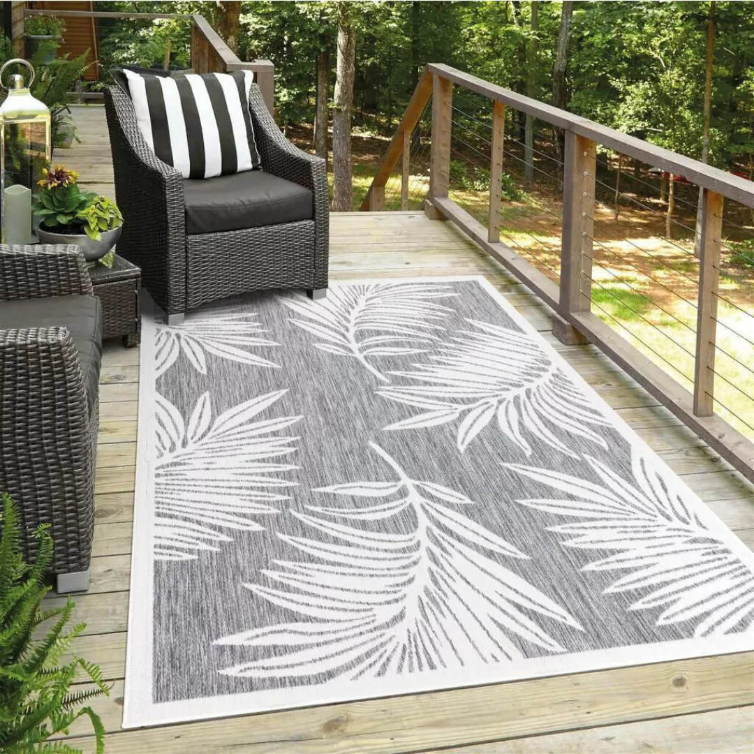 Carpet City Teppich »Outdoor 476«, rechteckig, 5 mm Höhe, UV-beständig, Fla günstig online kaufen