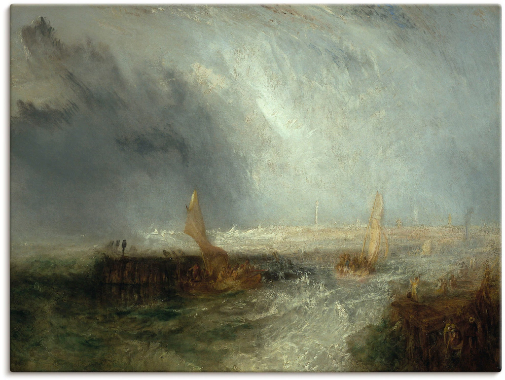 Artland Leinwandbild "Ostende. 1844", Gewässer, (1 St.), auf Keilrahmen ges günstig online kaufen