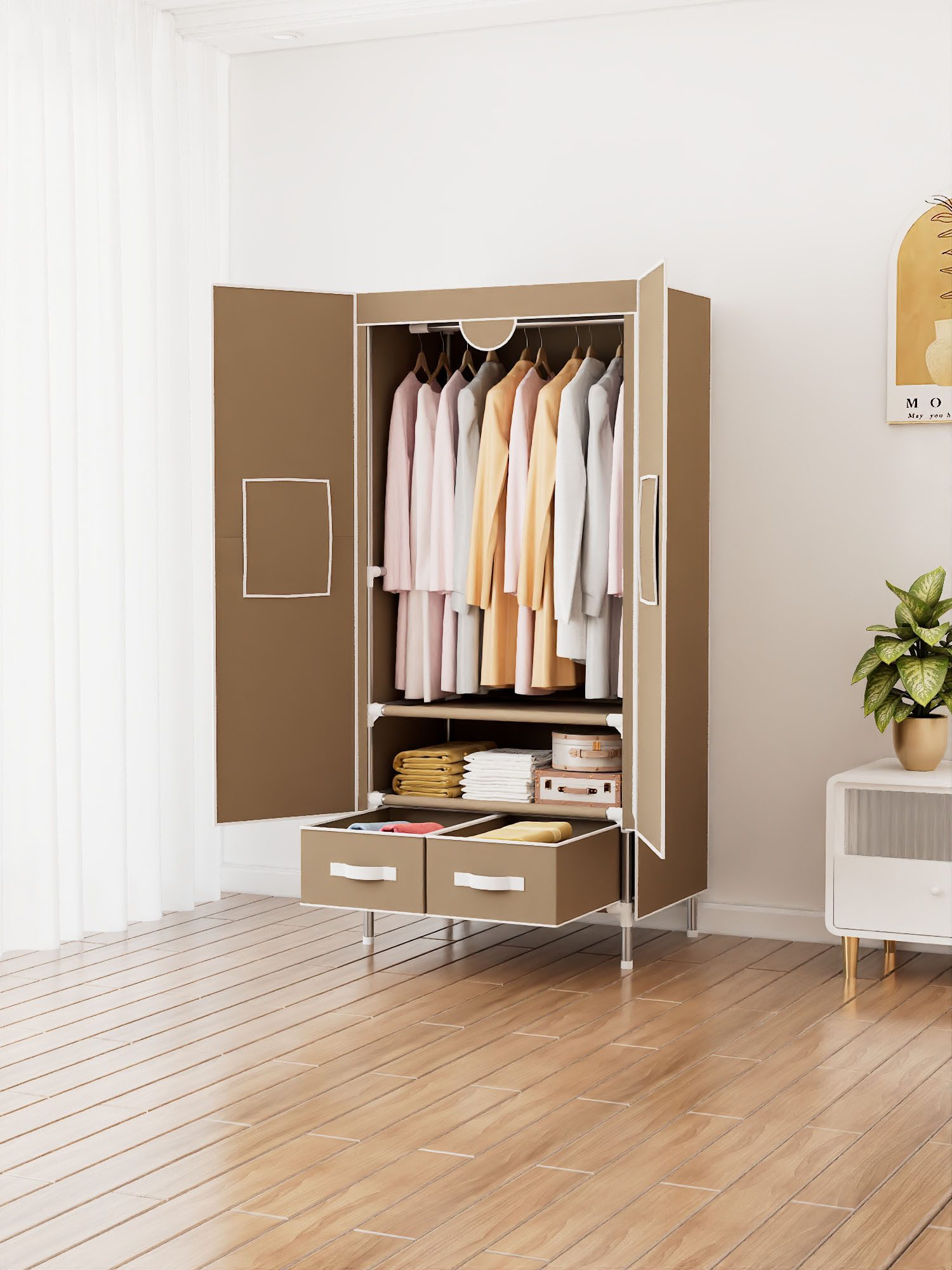 INOSIGN Kleiderschrank Stockholm Stoffkleiderschrank Bestseller in günstig online kaufen