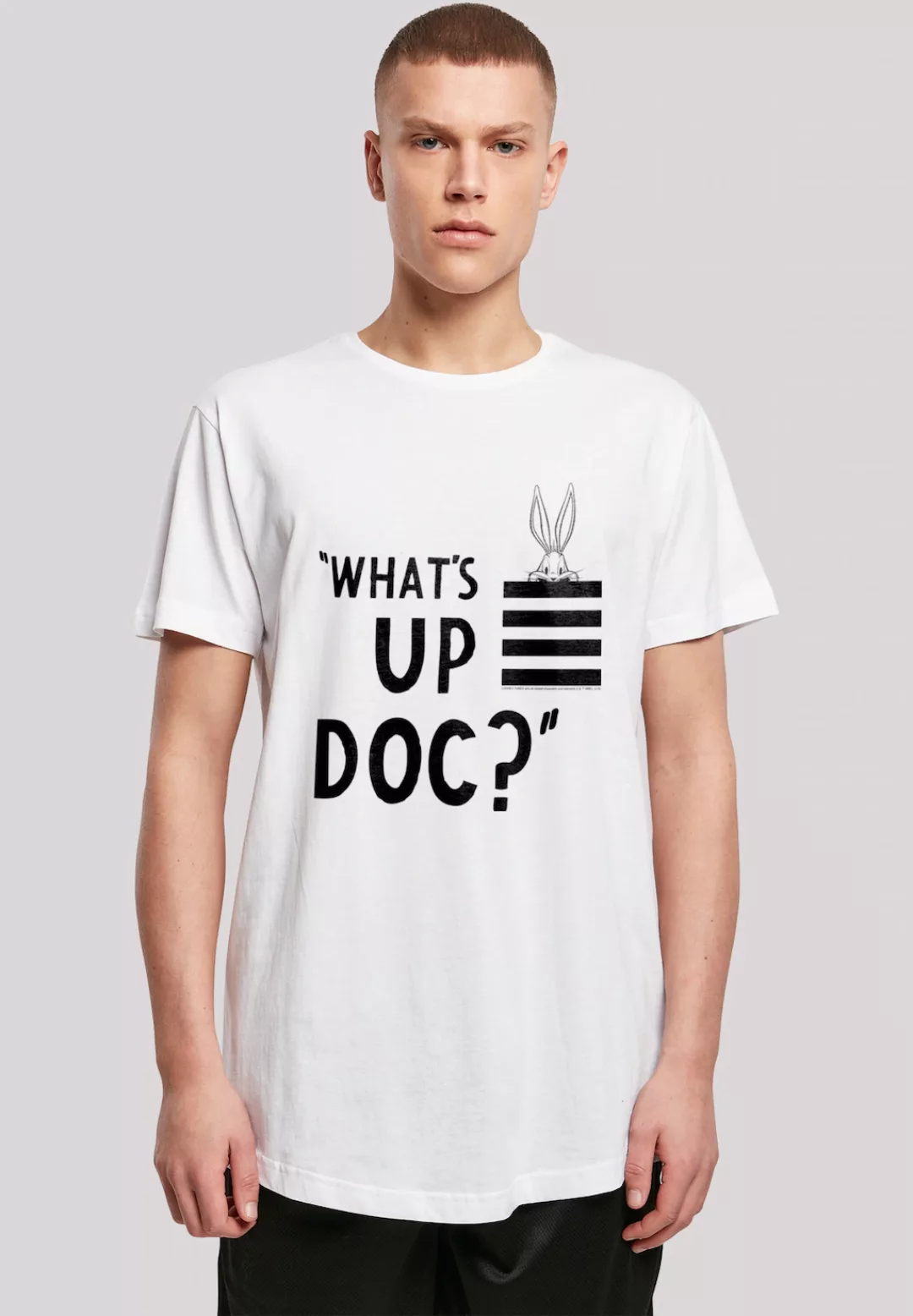 F4NT4STIC T-Shirt "Looney Tunes Bugs Bunny Whats Up Doc Stripes", Print günstig online kaufen