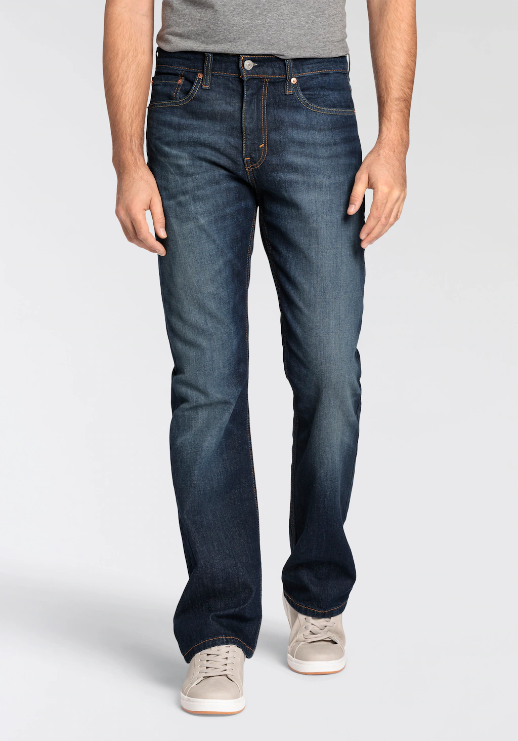 Levi's® Bootcut-Jeans 527 SLIM BOOT CUT in cleaner Waschung günstig online kaufen