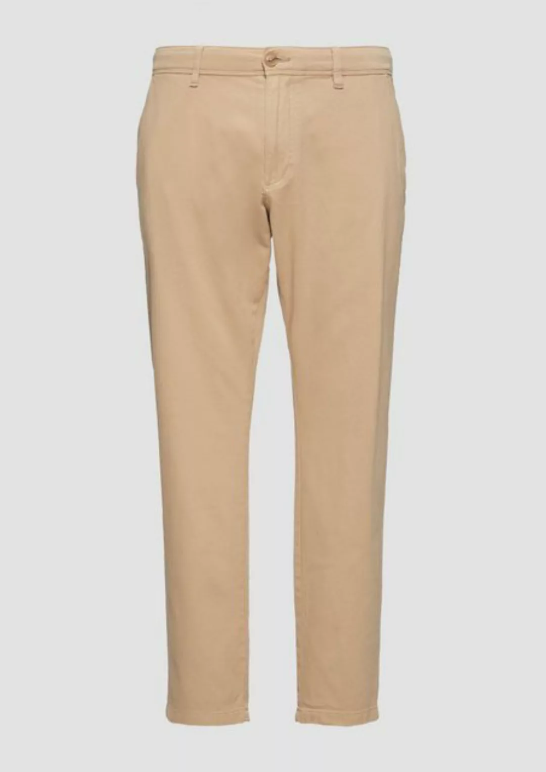 s.Oliver Stoffhose Regular Fit: Strukturierte Chino aus Baumwollstretch Gar günstig online kaufen