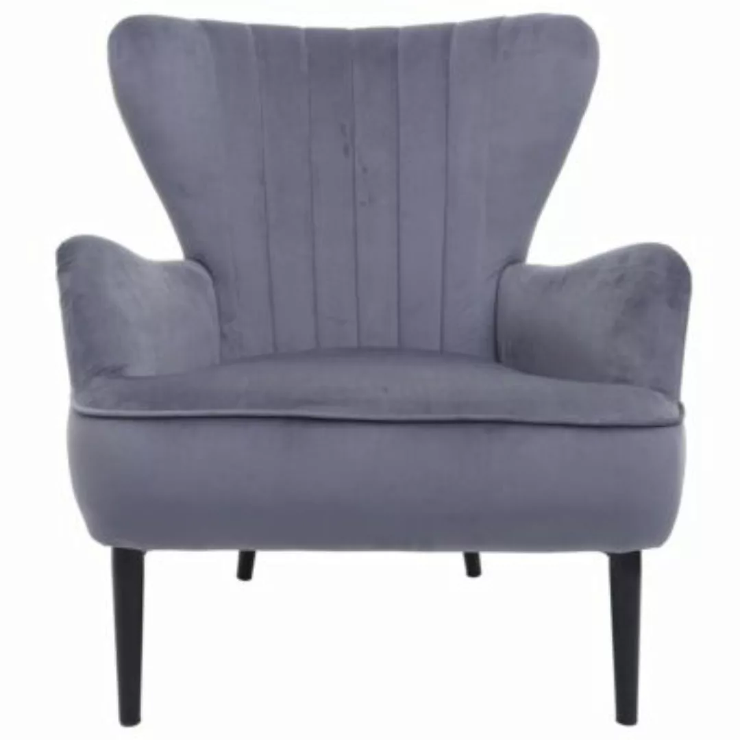 HWC Mendler Lounge-Sessel grau günstig online kaufen