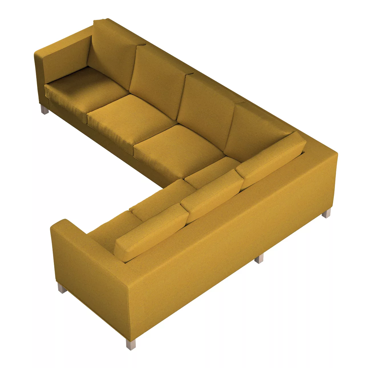 Bezug für Karlanda Sofa Ecke links, gelb, 36cm x 30cm x 50cm, Madrid (162-3 günstig online kaufen