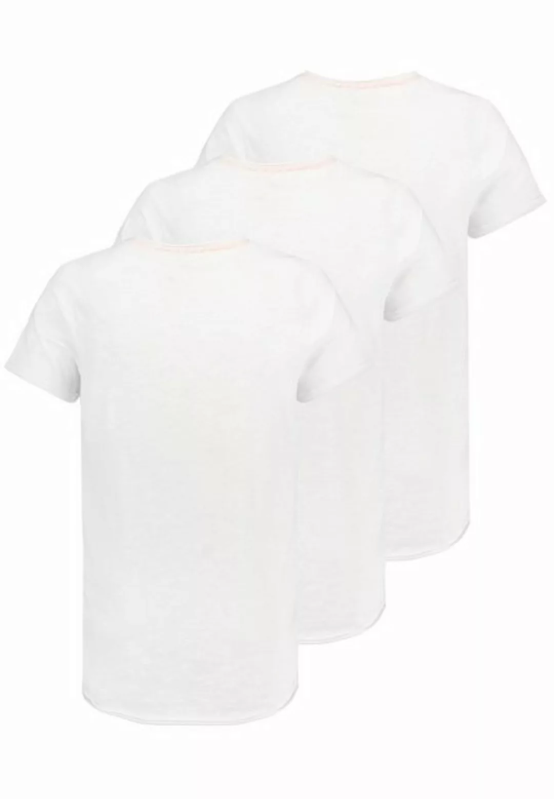 SUBLEVEL Kurzarmshirt Sublevel Herren T-Shirt kurz arm Shirt 3er Pack Freiz günstig online kaufen