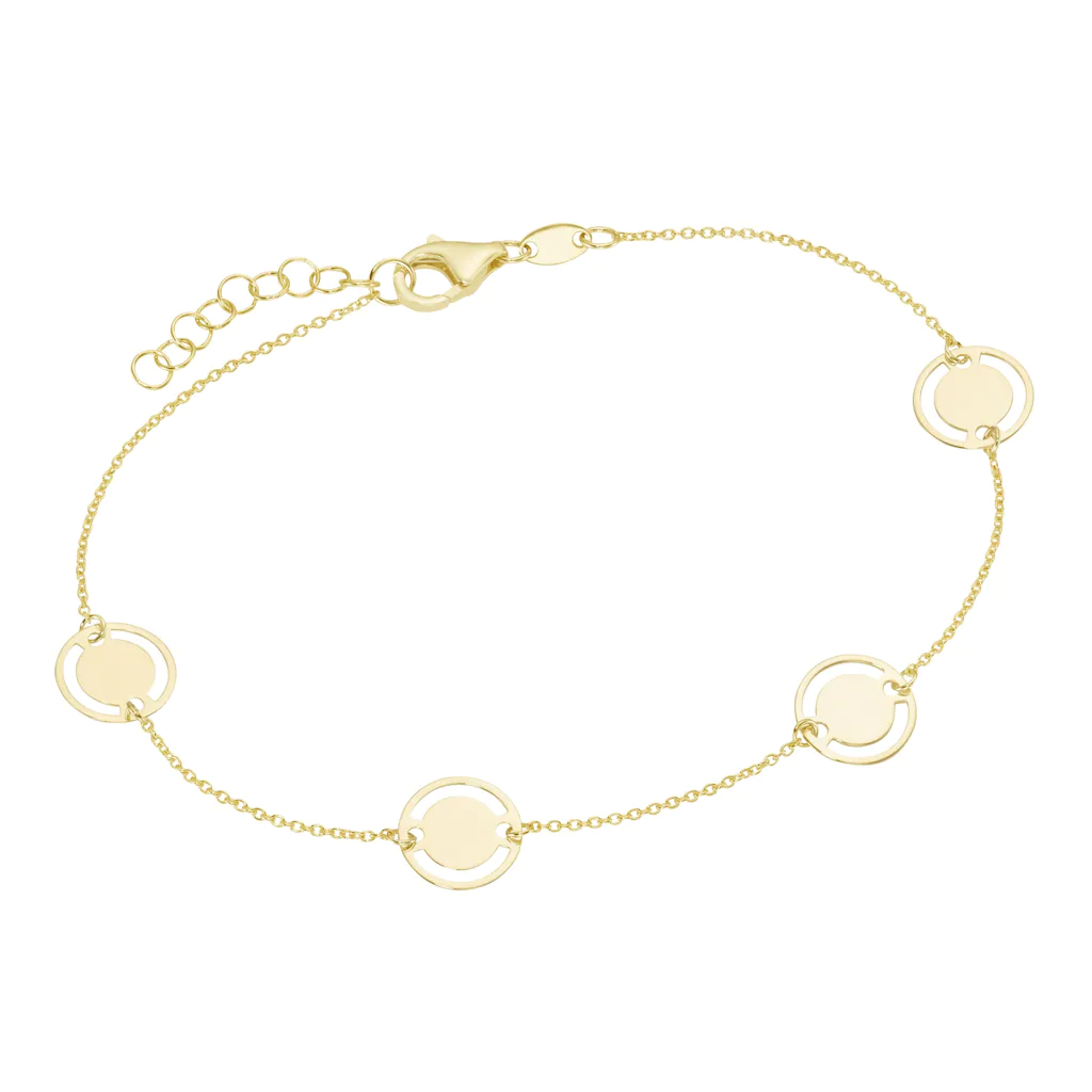 Luigi Merano Armband "mit Cut-Out-Muster, Gold 375" günstig online kaufen