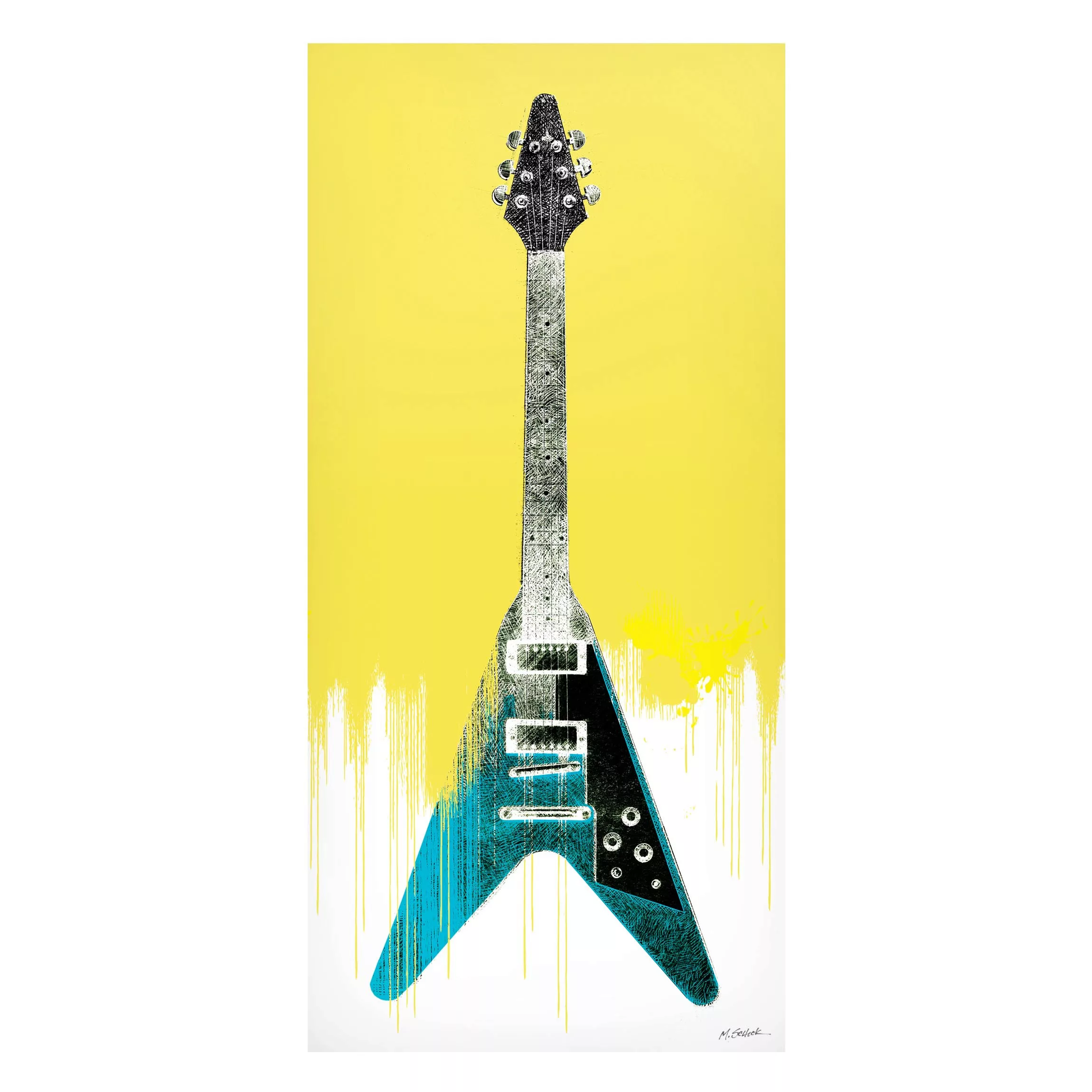 Magnettafel Electric Guitar günstig online kaufen