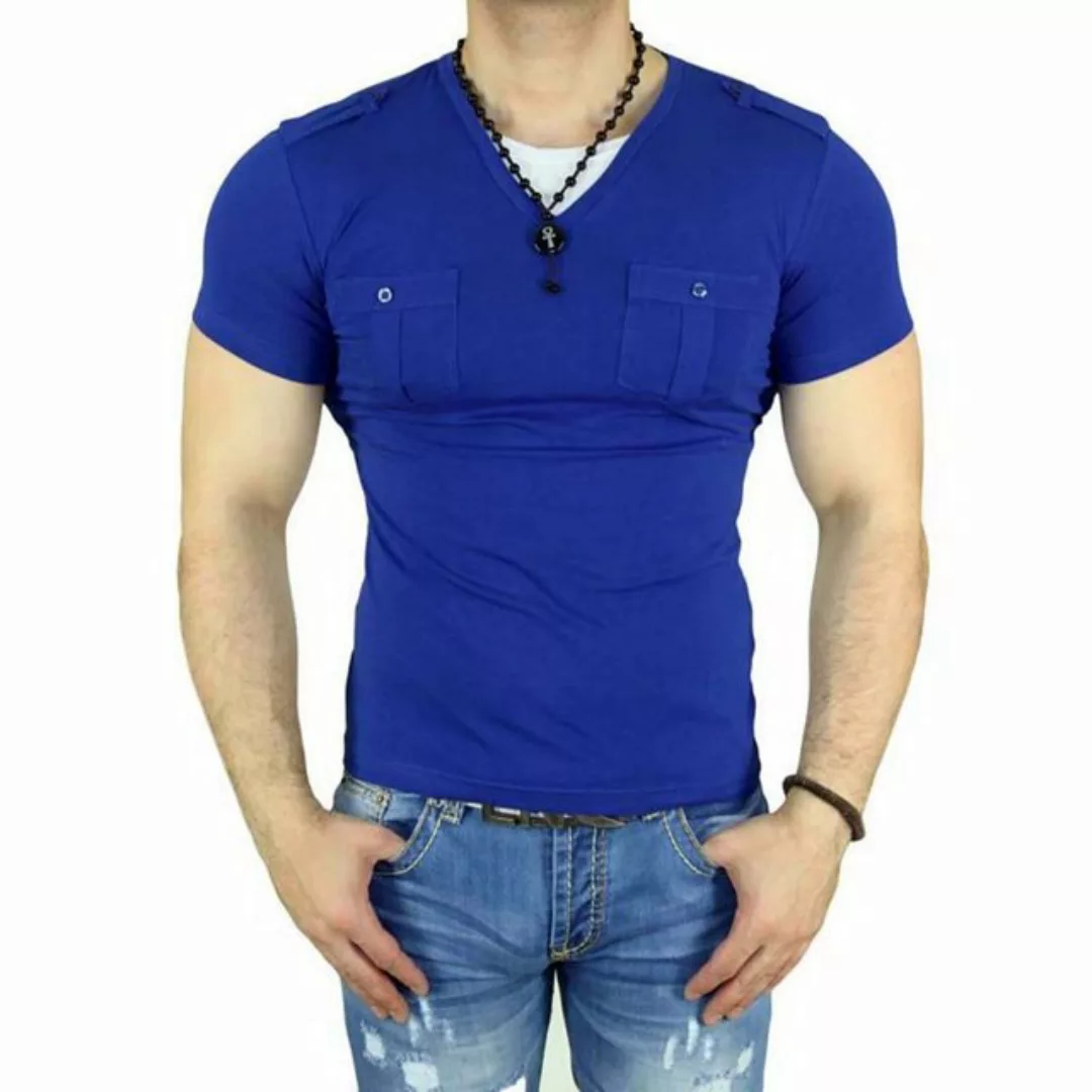 Baxboy T-Shirt Baxboy T-Shirt mit V-Neck 2-in-1-Design günstig online kaufen