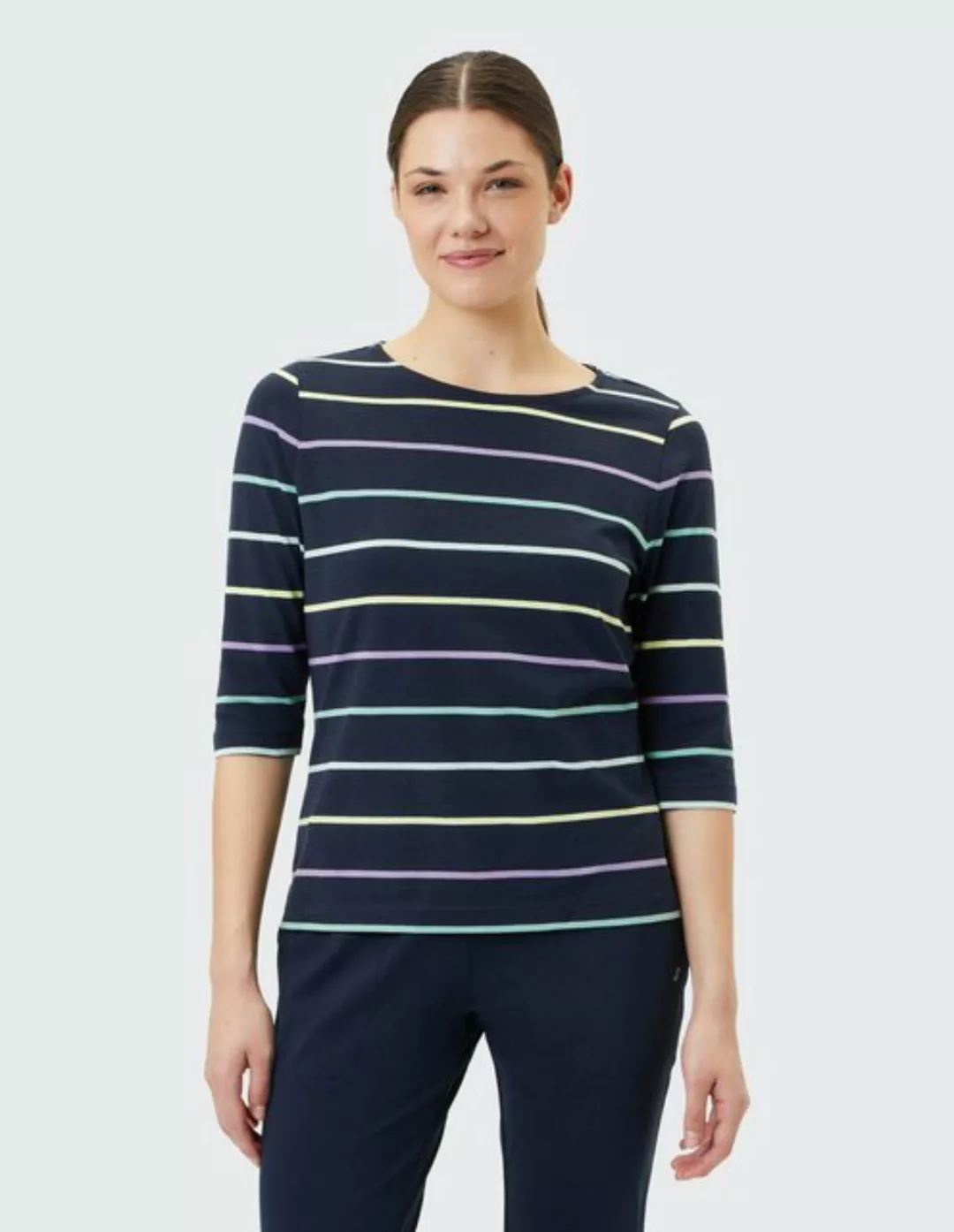 Joy Sportswear Langarmshirt VIOLETTA 3/4 Arm Shirt multicolour stripes günstig online kaufen