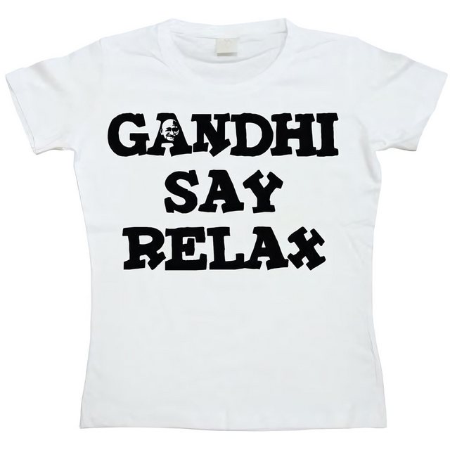 Hybris T-Shirt Gandhi Say Relax Girly T-Shirt günstig online kaufen