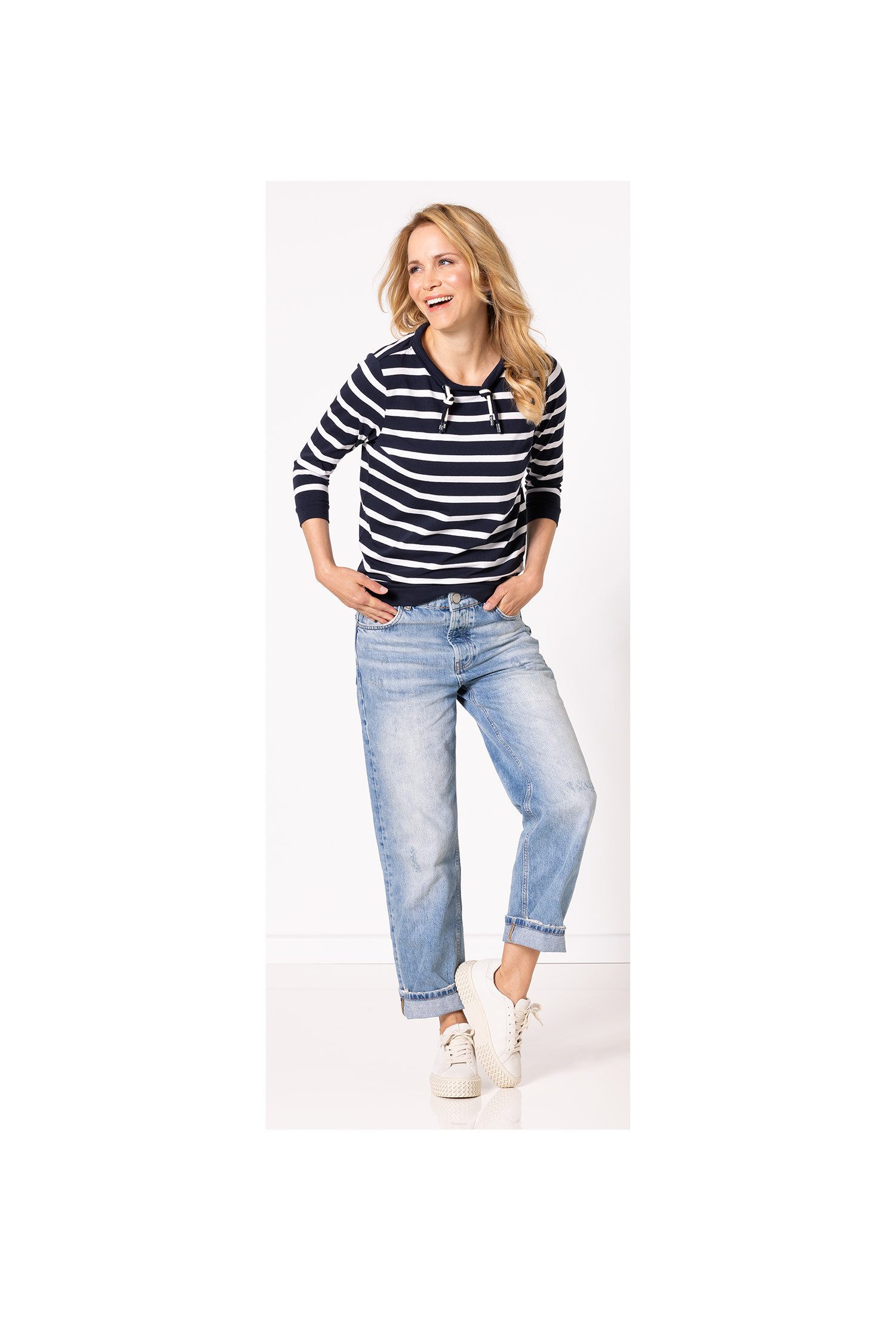 SER 3/4-Arm-Shirt Shirt, Ringel W9240100 auch günstig online kaufen