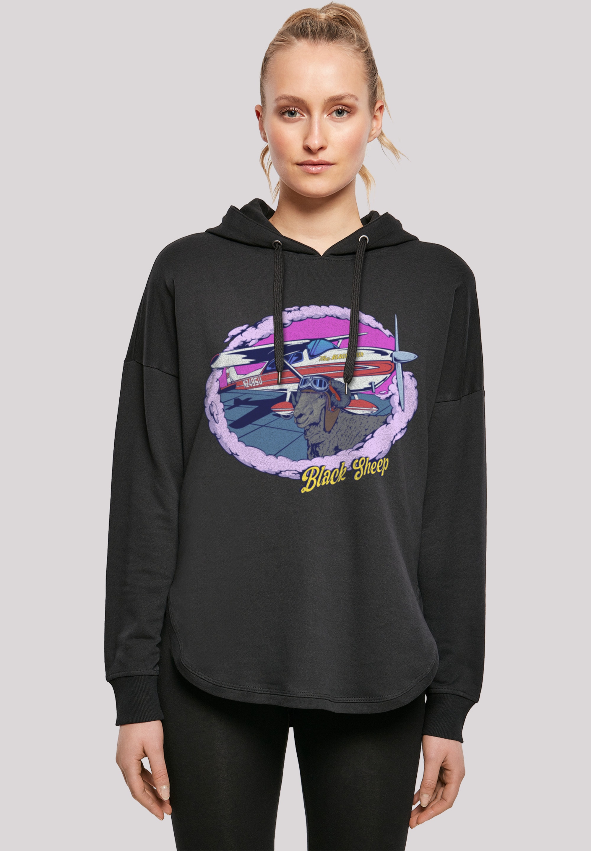 F4NT4STIC Kapuzenpullover "Black Sheep", Print günstig online kaufen