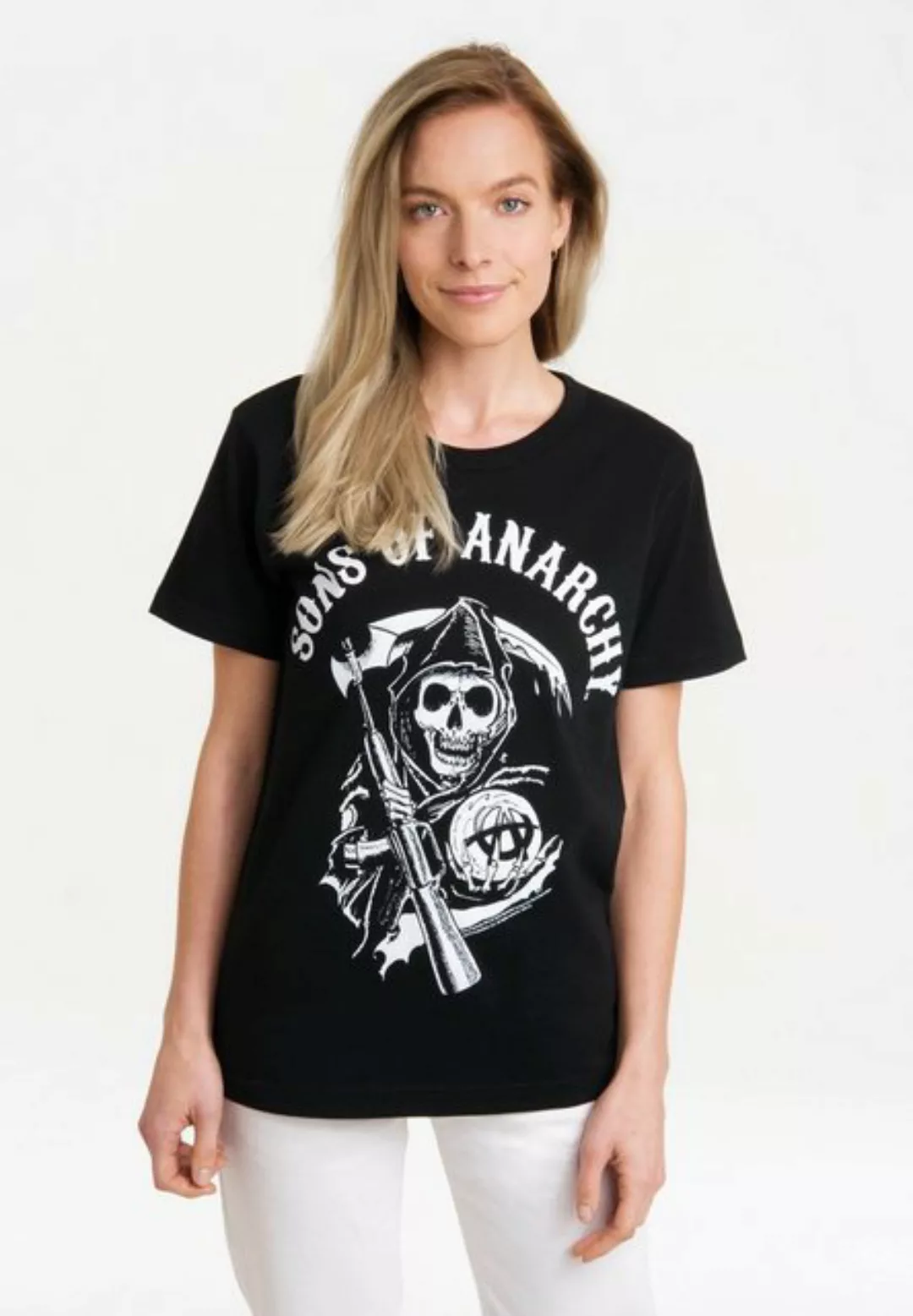 LOGOSHIRT T-Shirt "Sons Of Anarchy Logo", mit lizenziertem Print günstig online kaufen