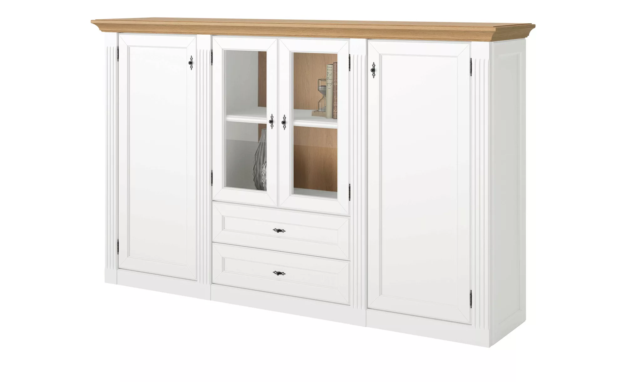 maison bleue Highboard  Petit Chalet ¦ holzfarben ¦ Maße (cm): B: 192 H: 11 günstig online kaufen