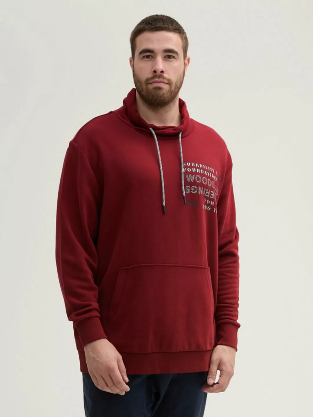 TOM TAILOR PLUS Sweatshirt Plus - Sweatshirt mit Print günstig online kaufen