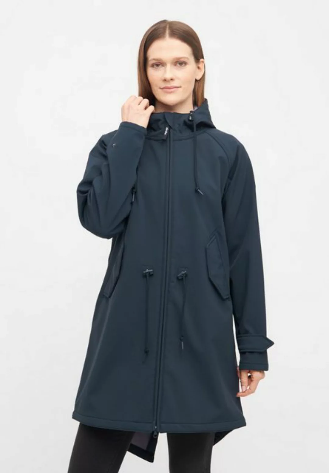 Derbe Softshelljacke Island Friese wasserabweisend, winddicht, Kapuze günstig online kaufen