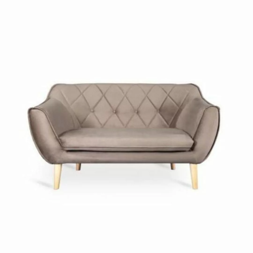 JVmoebel 2-Sitzer, Braun Sofa 2 Sitzer Elegantes Modern Luxus Design Möbel günstig online kaufen