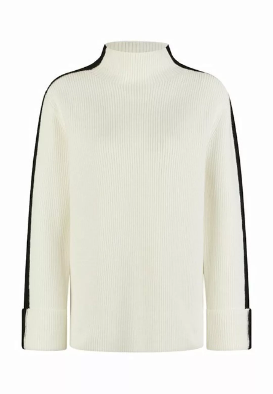 MARC AUREL Strickpullover Pullover mit Kontrastdetail offwhite varied günstig online kaufen