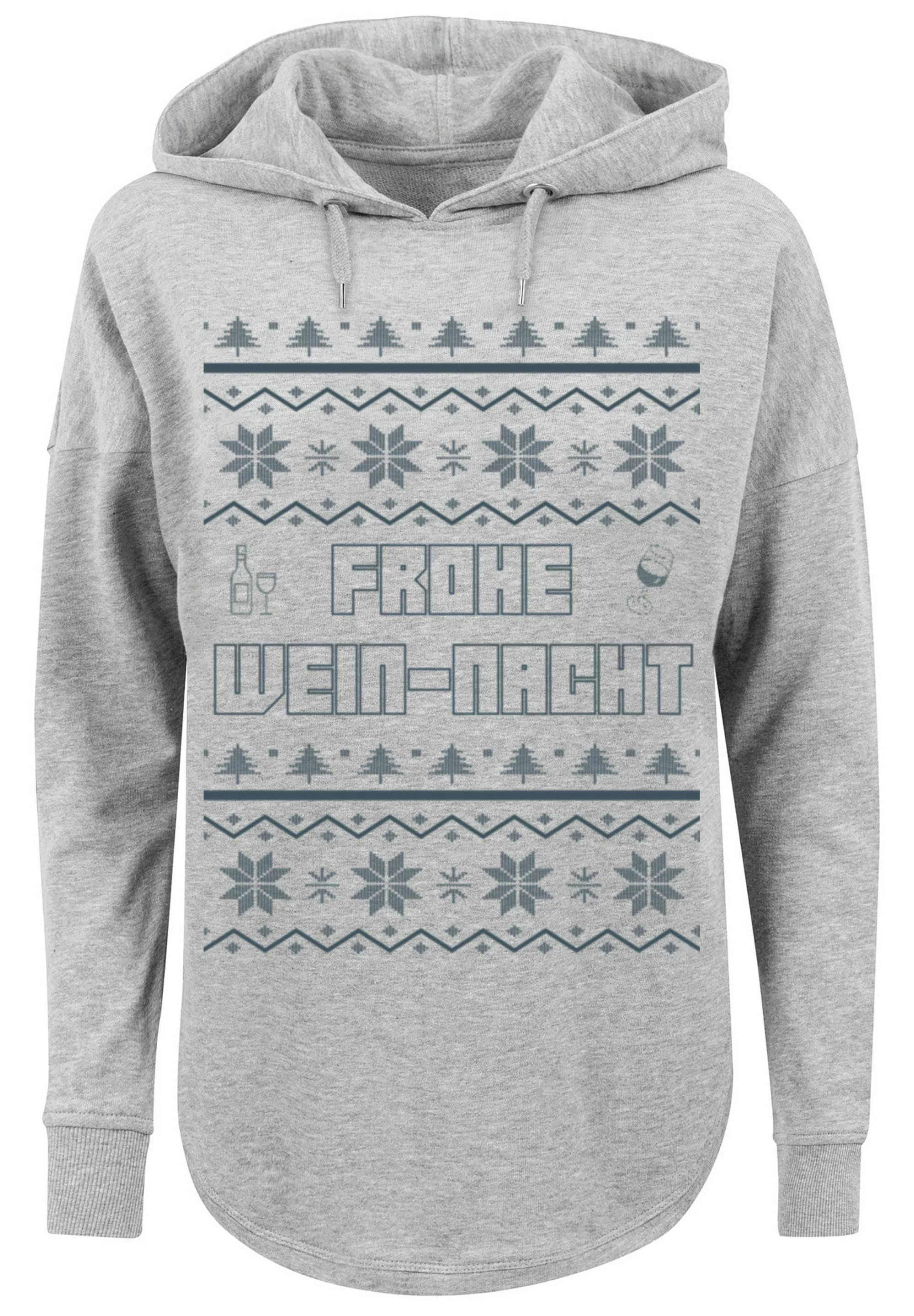 F4NT4STIC Kapuzenpullover "Frohe Wein-Nacht", Print günstig online kaufen