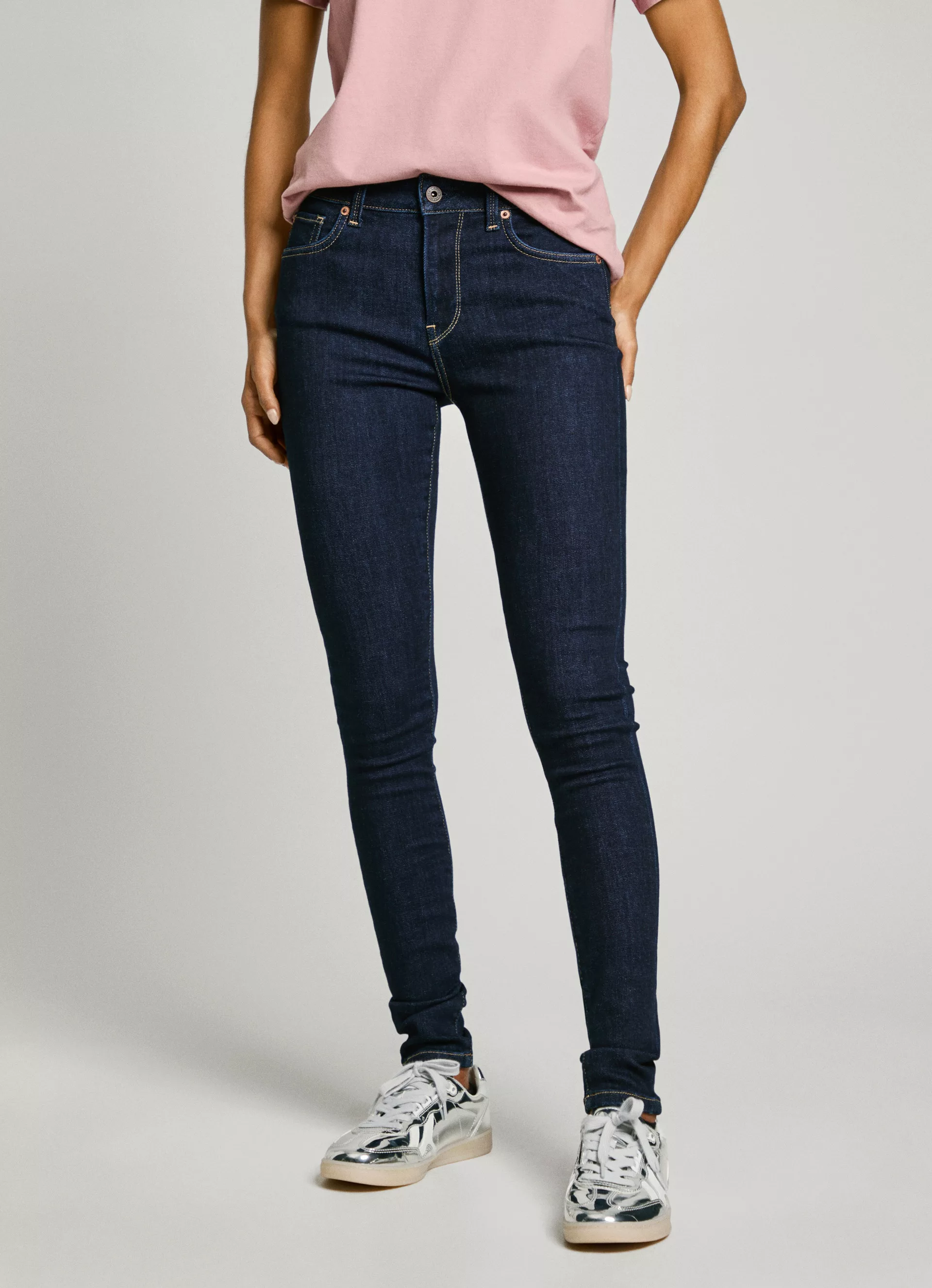 Pepe Jeans Skinny-fit-Jeans SKINNY JEANS MW in verschiedenen Waschungen günstig online kaufen