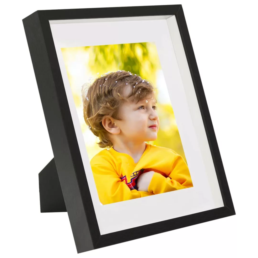 3d-box-bilderrahmen 3 Stk. Schwarz 21x29,7cm Für 15x20cm Bild günstig online kaufen