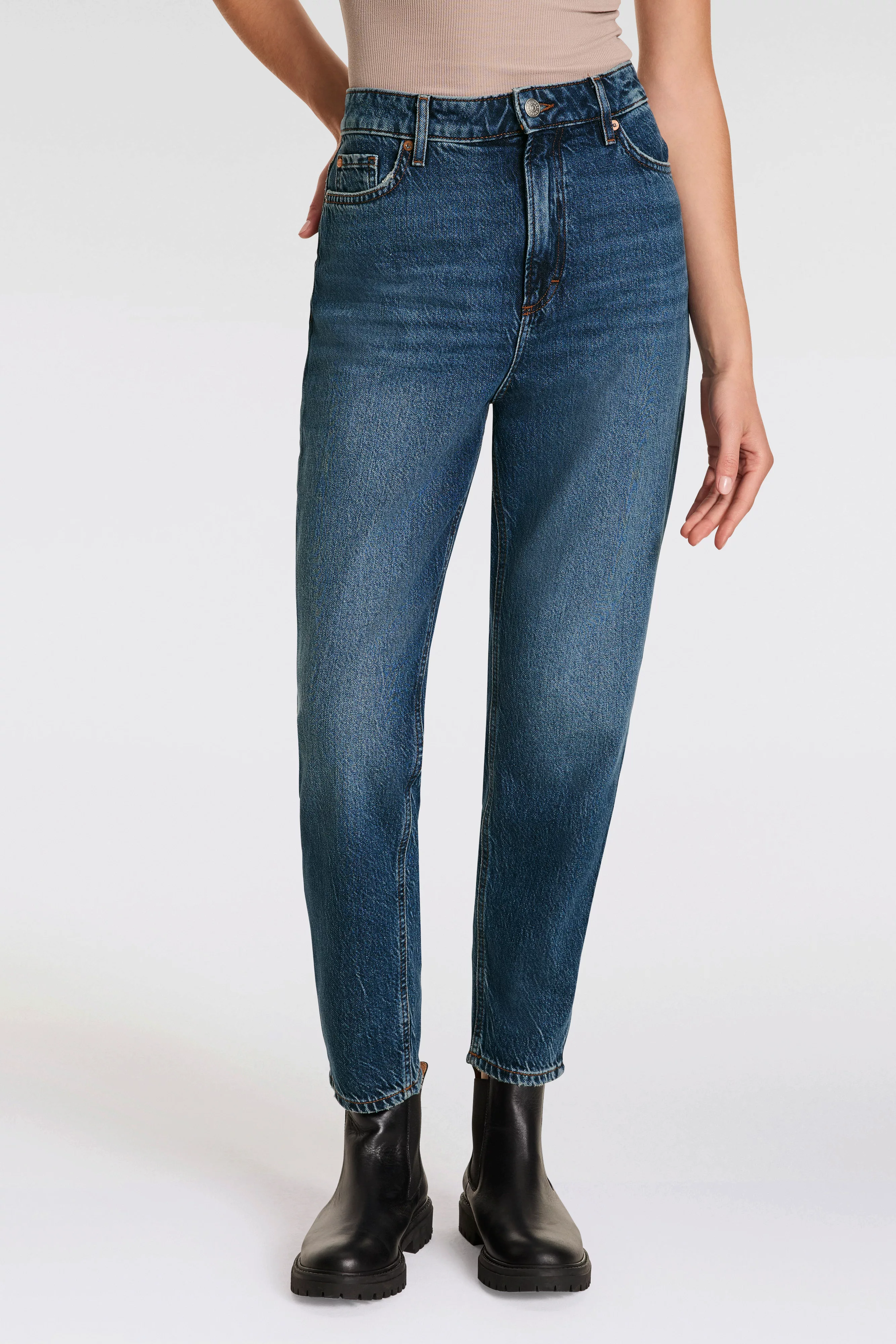 BOSS ORANGE High-waist-Jeans "Ruth High Rise Hochbund High Waist Premium De günstig online kaufen