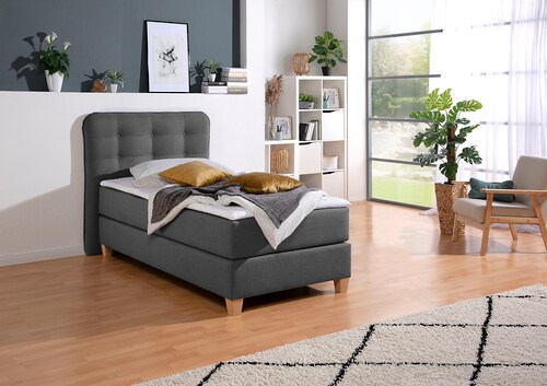 Home affaire Boxspringbett, inklusive Komfortschaum-Topper günstig online kaufen