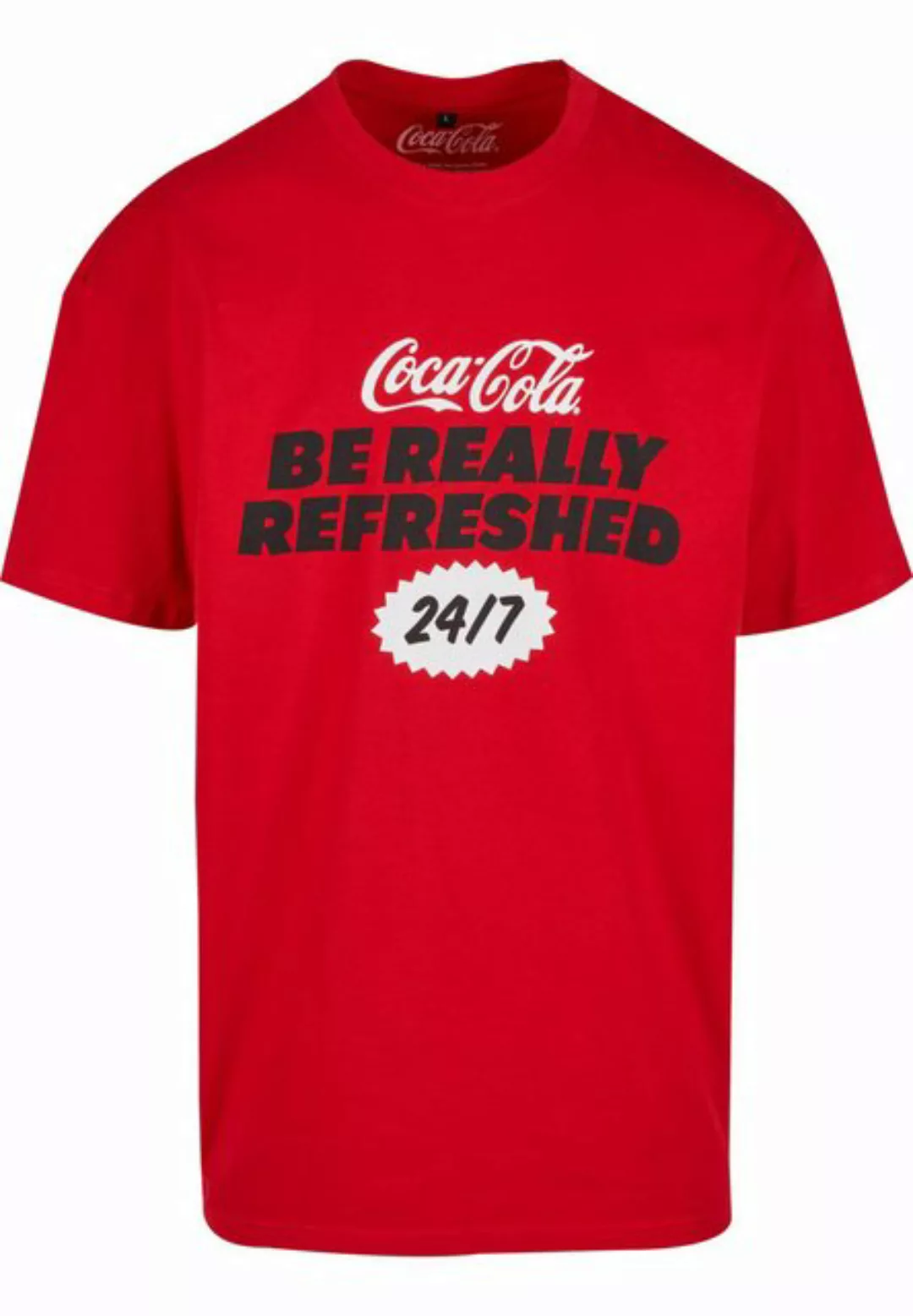 Merchcode T-Shirt Merchcode Coca Cola Refreshed Oversize Tee (1-tlg) günstig online kaufen