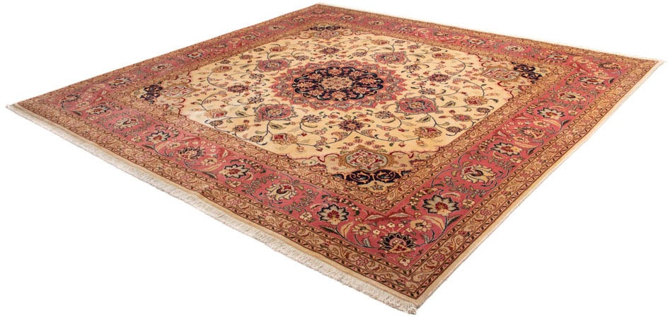 morgenland Orientteppich »Perser - Täbriz quadratisch - 250 x 244 cm - beig günstig online kaufen