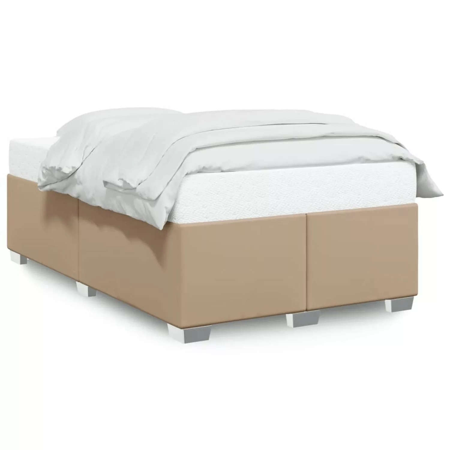 vidaXL Bettgestell Cappuccino-Braun 120x200 cm Kunstleder Modell 32100092 günstig online kaufen