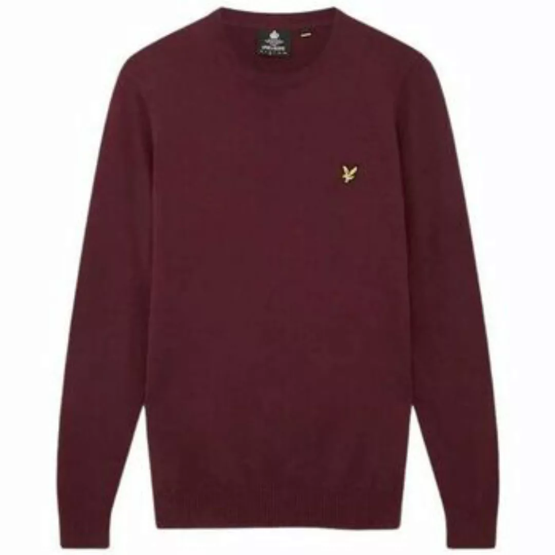 Lyle & Scott  Pullover KN821V CREW NECK-Z562 BURGUNDY günstig online kaufen