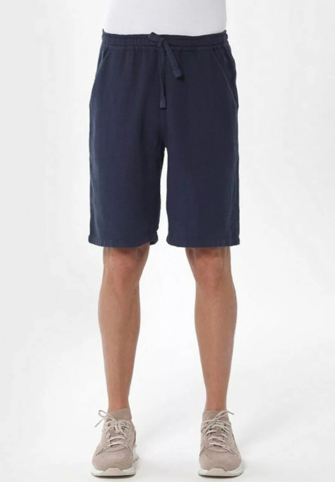ORGANICATION Shorts Men's Garment Dyed Shorts in Navy günstig online kaufen