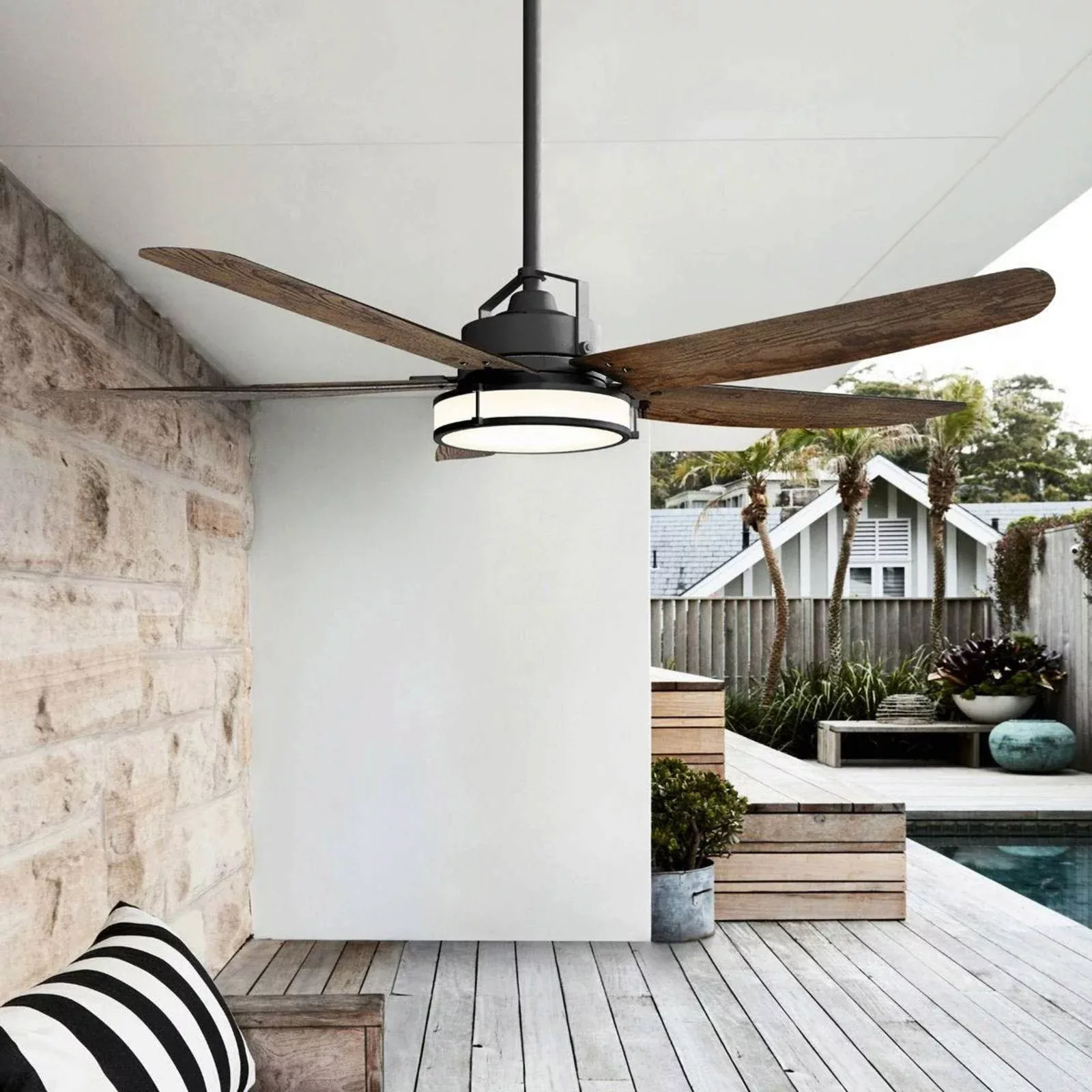 Beacon Deckenventilator mit Licht Louisville, bronze, leise günstig online kaufen