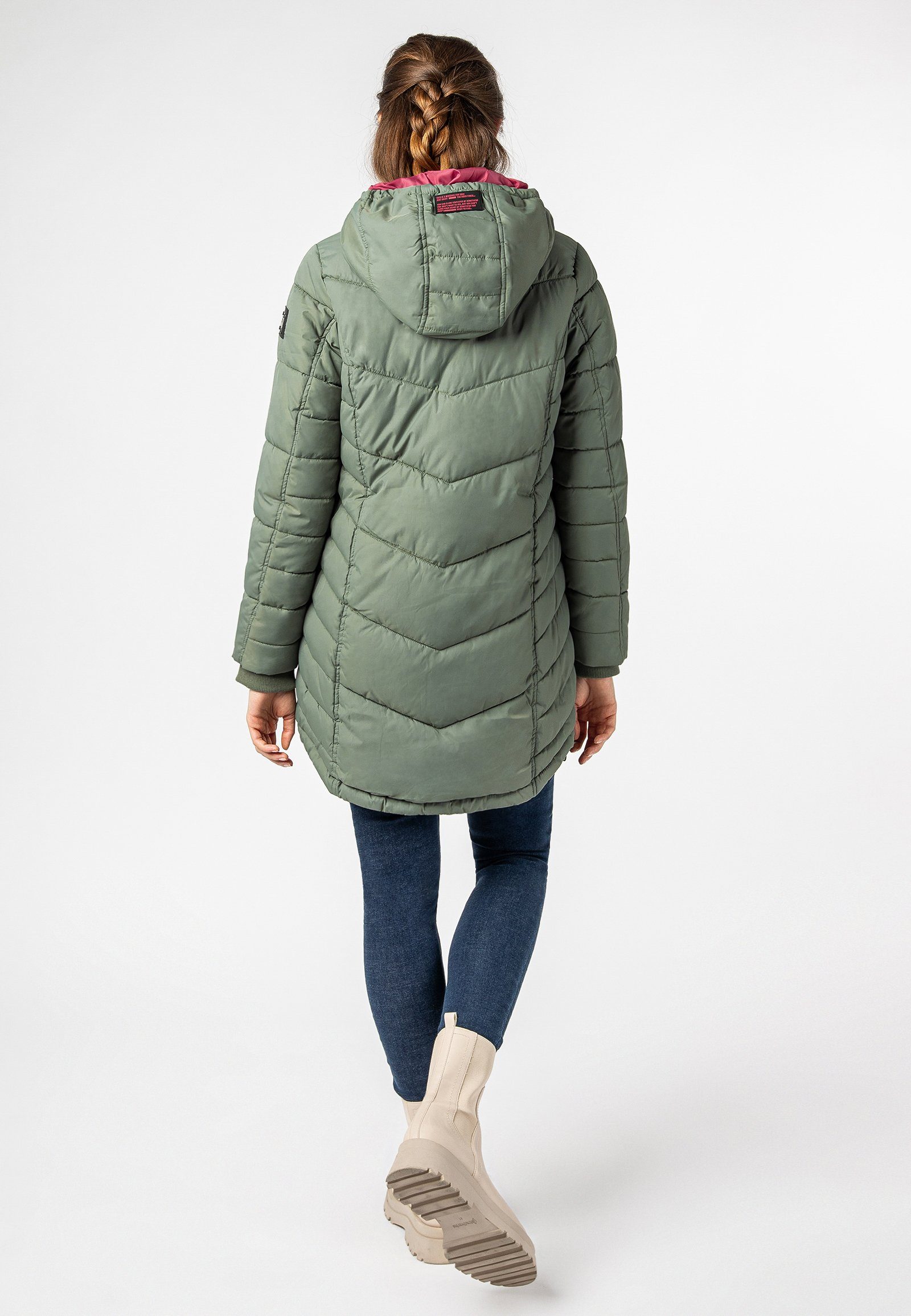 SUBLEVEL Wintermantel Steppmantel tailliert warm wattiert günstig online kaufen