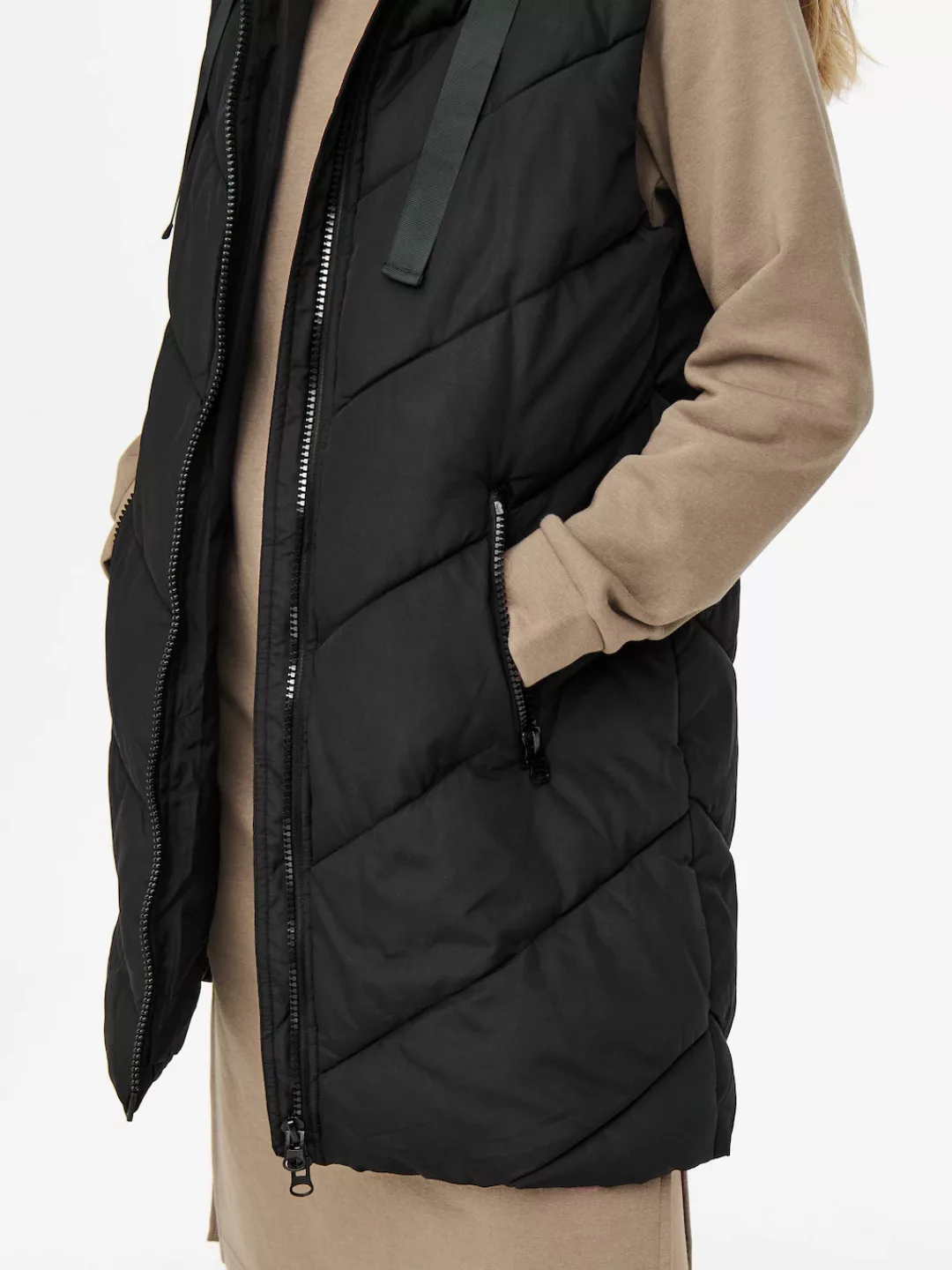 JDY Steppweste JDYSKYLAR PADDED HOOD WAISTCOAT OTW NOOS günstig online kaufen