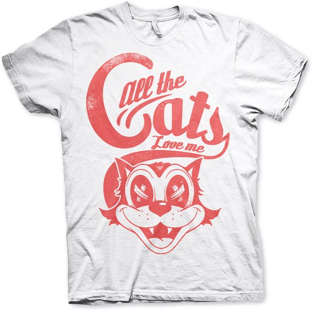 Hybris T-Shirt All The Cats Love Me T-Shirt günstig online kaufen