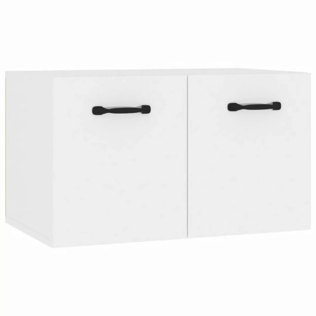 vidaXL TV-Schrank Wandschrank Hochglanz-Weiß 80x35x36,5 cm Spanplatte günstig online kaufen