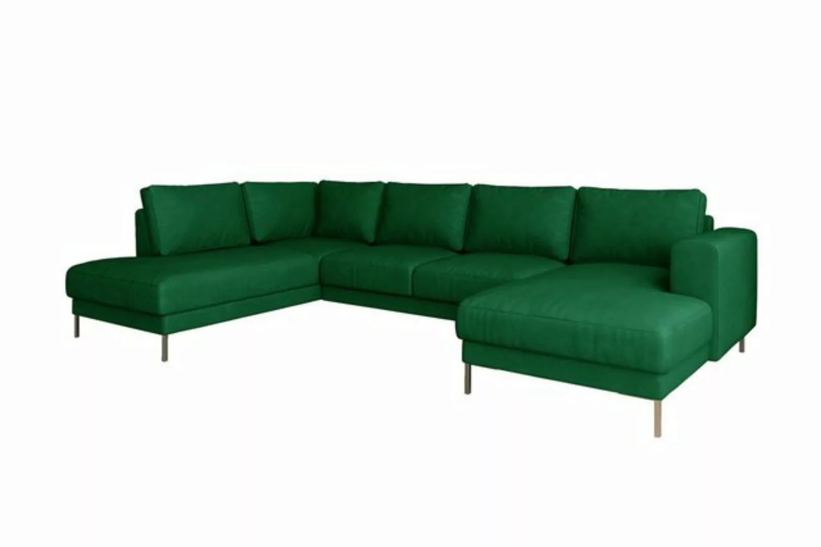 99rooms Wohnlandschaft Santini, Sofa, U-Form, Metall günstig online kaufen