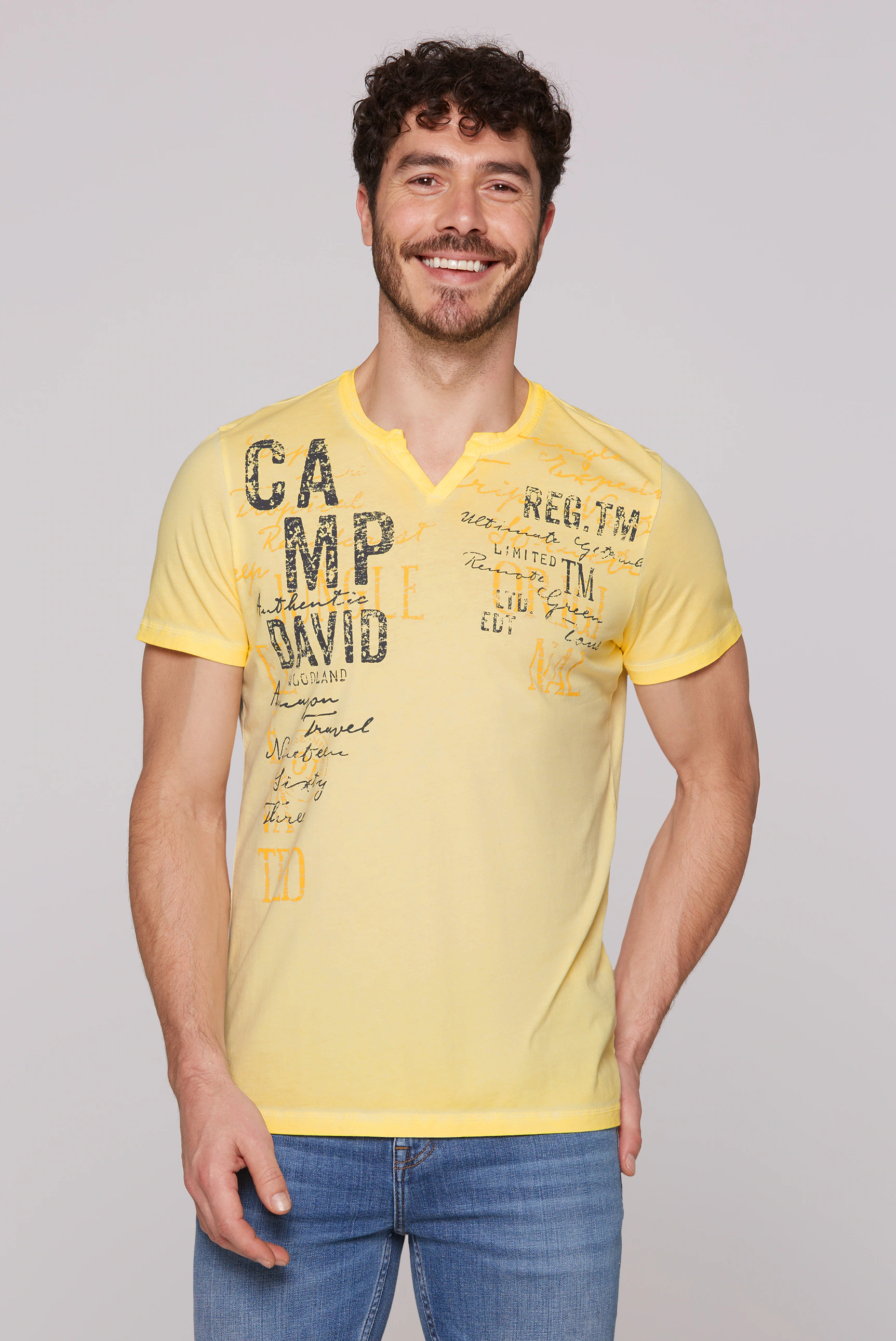 CAMP DAVID Rundhalsshirt, aus Baumwolle günstig online kaufen