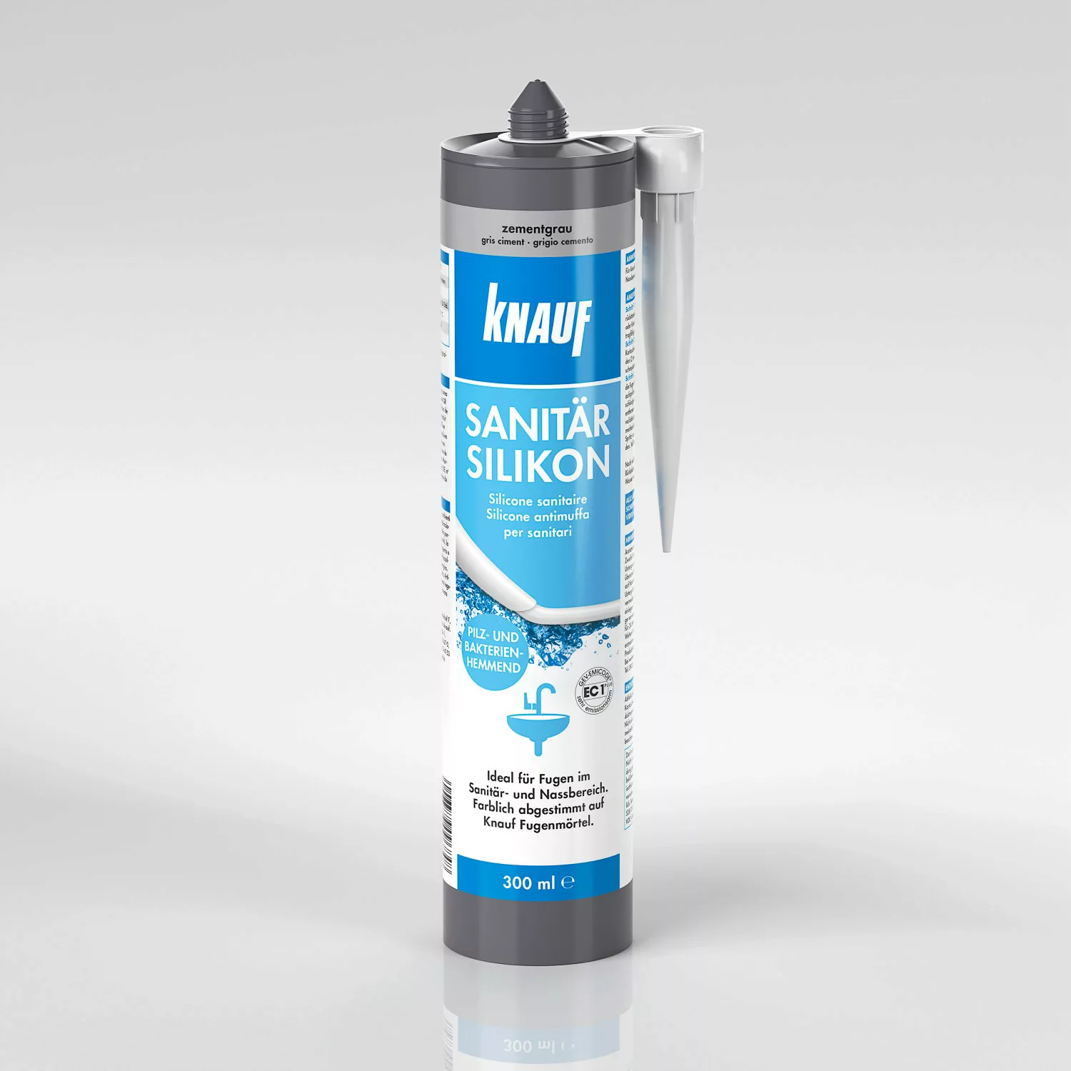 Knauf Sanitär-Silikon Zementgrau 300 ml günstig online kaufen
