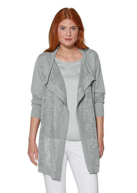 MADELEINE Strickjacke Lange Ajourstrickjacke günstig online kaufen