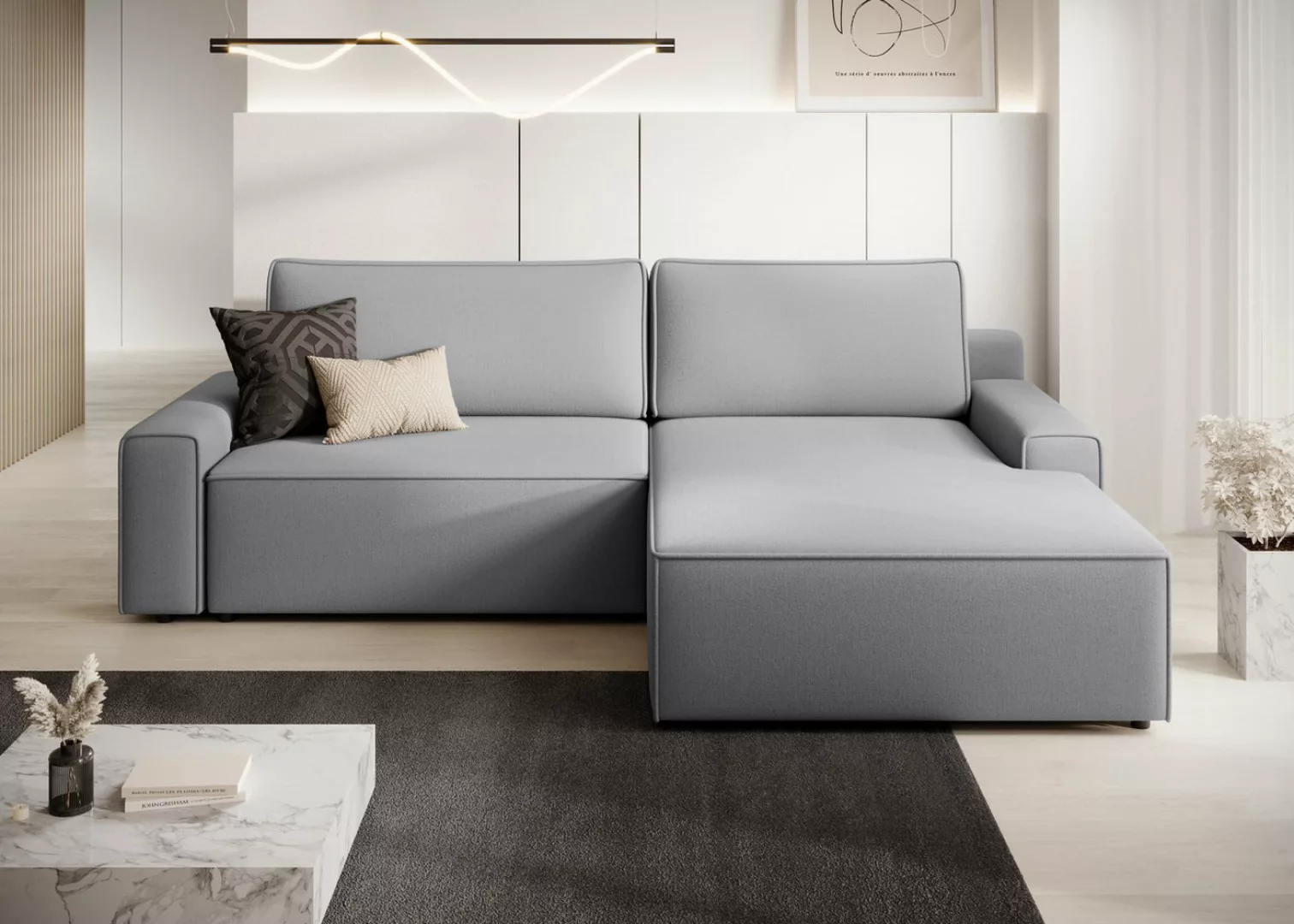 TRENDMANUFAKTUR Ecksofa Challenge, Schlafsofa mit Bettkasten, Couch in L-Fo günstig online kaufen