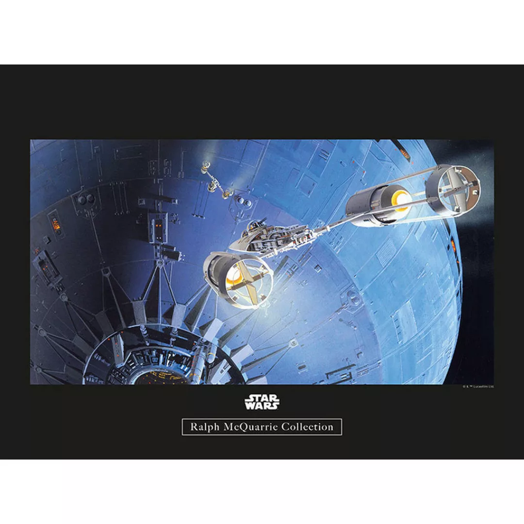 Komar Poster Star Wars Classic RMQ Death Star At Star Wars B/L: ca. 40x30 c günstig online kaufen