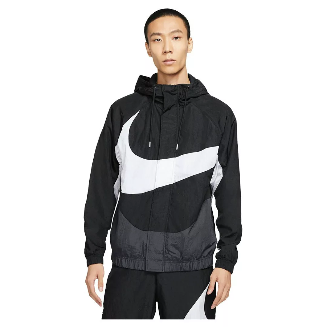 Nike Sportswear Swoosh Woven Lined Jacke XL Black / Anthracite / White / Wh günstig online kaufen