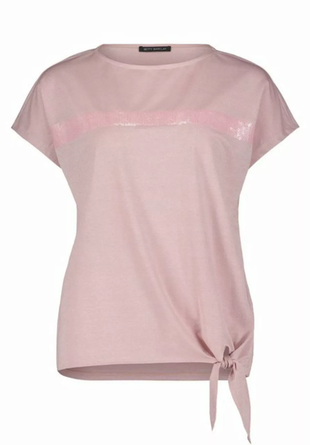 Betty Barclay Kurzarmshirt Betty Barclay Halbarm-Shirt mit Schleifenknoten günstig online kaufen