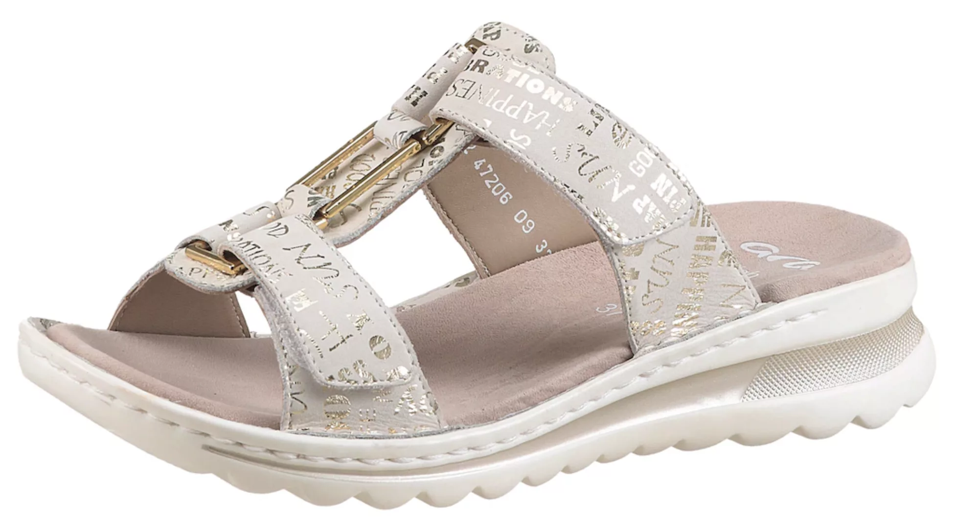 Ara Pantolette "TAMPA", Keilabsatz, Sommerschuh, Schlappen mit Schmuckeleme günstig online kaufen