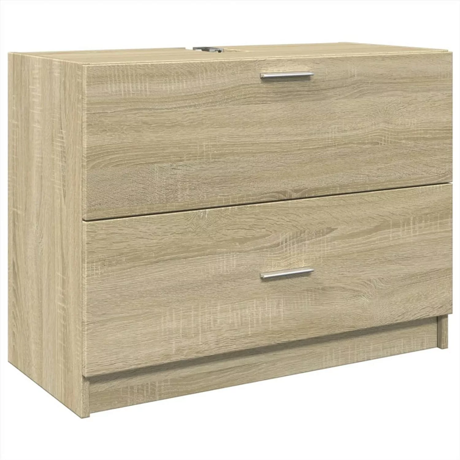 vidaXL Schrankmodule Waschbeckenunterschrank Sonoma-Eiche 78x37x59 cm Holzw günstig online kaufen