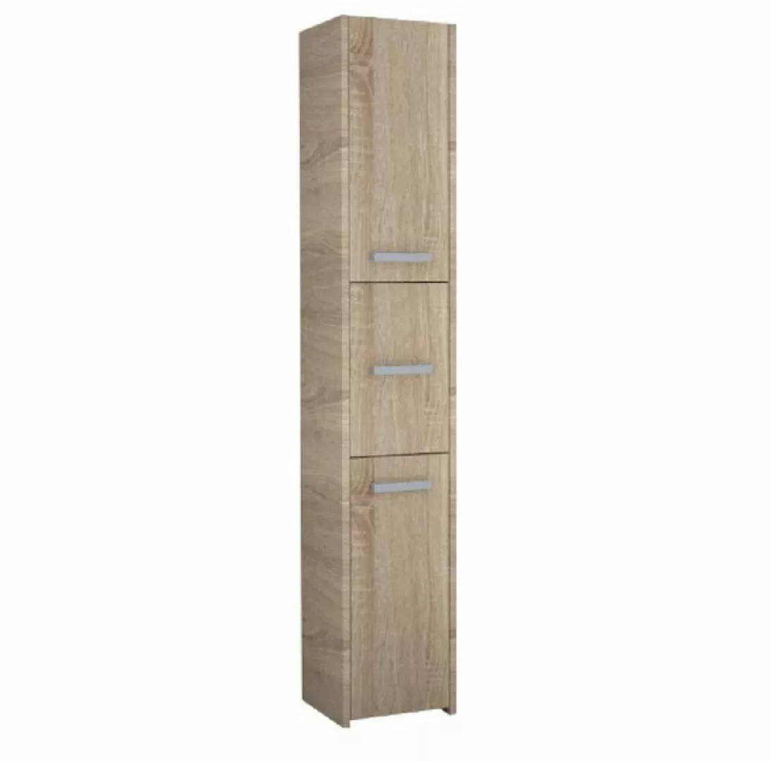 pressiode Hochschrank Badschrank 3 Türen Badezimmerschrank Badmöbel Schrank günstig online kaufen